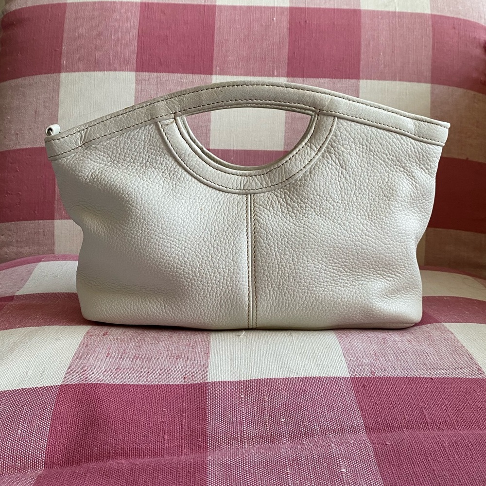 Fossil Vintage White Leather Purse